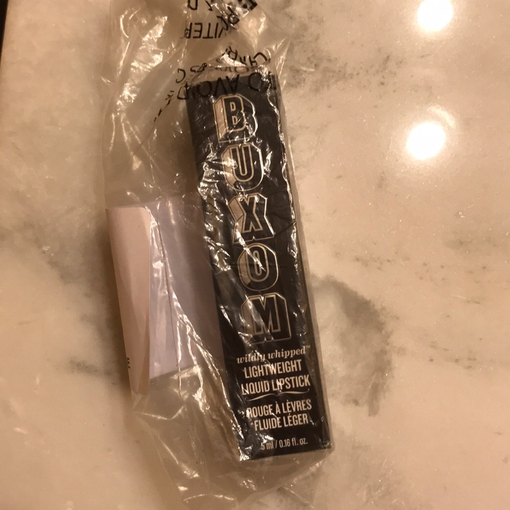 Buxom liquid lipstick and plumper